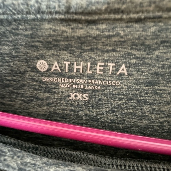 Athleta Uptempo Elevate Hoodie Sweatshirt Bali Green Oceanic Teal - Picture 9 of 10